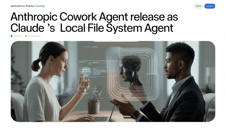 Anthropic Cowork Agent Release as Claude's Local File System Agent