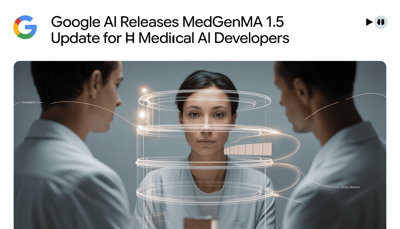 Google AI Releases MedGemma 1.5 update for Medical AI Developers